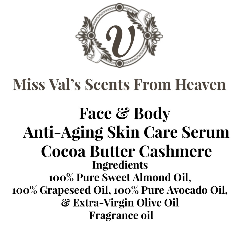 Face & Body Anti-Aging Skin Care Serum Miss Val’s Scents From Heaven - Picture 4 of 5